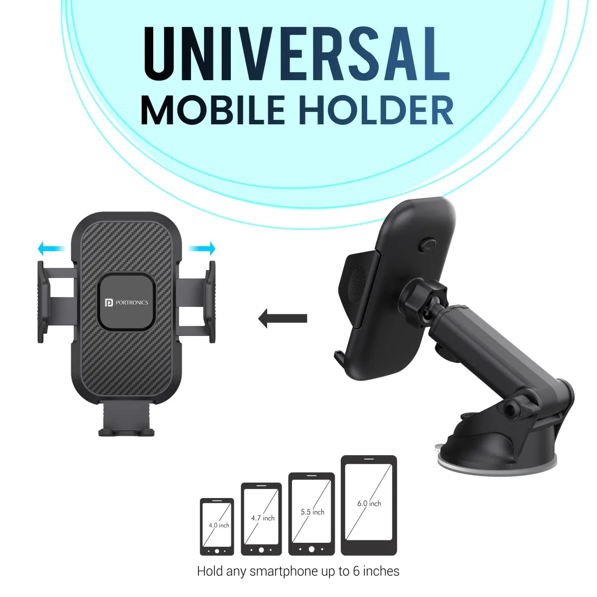 Clamp M
Adjustable Height | 360° Rotation | Suction Cup Mount | 180° Pivot 4