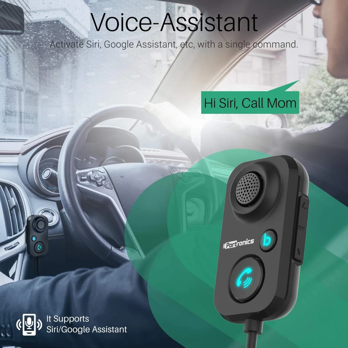 Auto 12
Car Bluetooth Receiver | 3.5mm AUX Connector | USB Port Powered | Call Button 5
