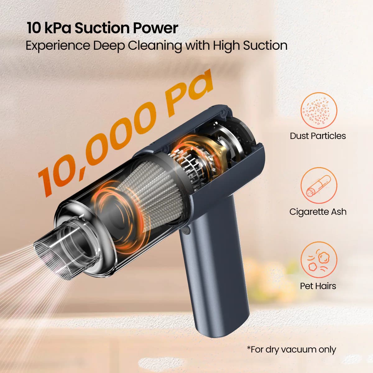 Mopcop Pro
10k Pa Suction | Multiple Nozzles | Dual Functionality | For Dry Vacuum 5