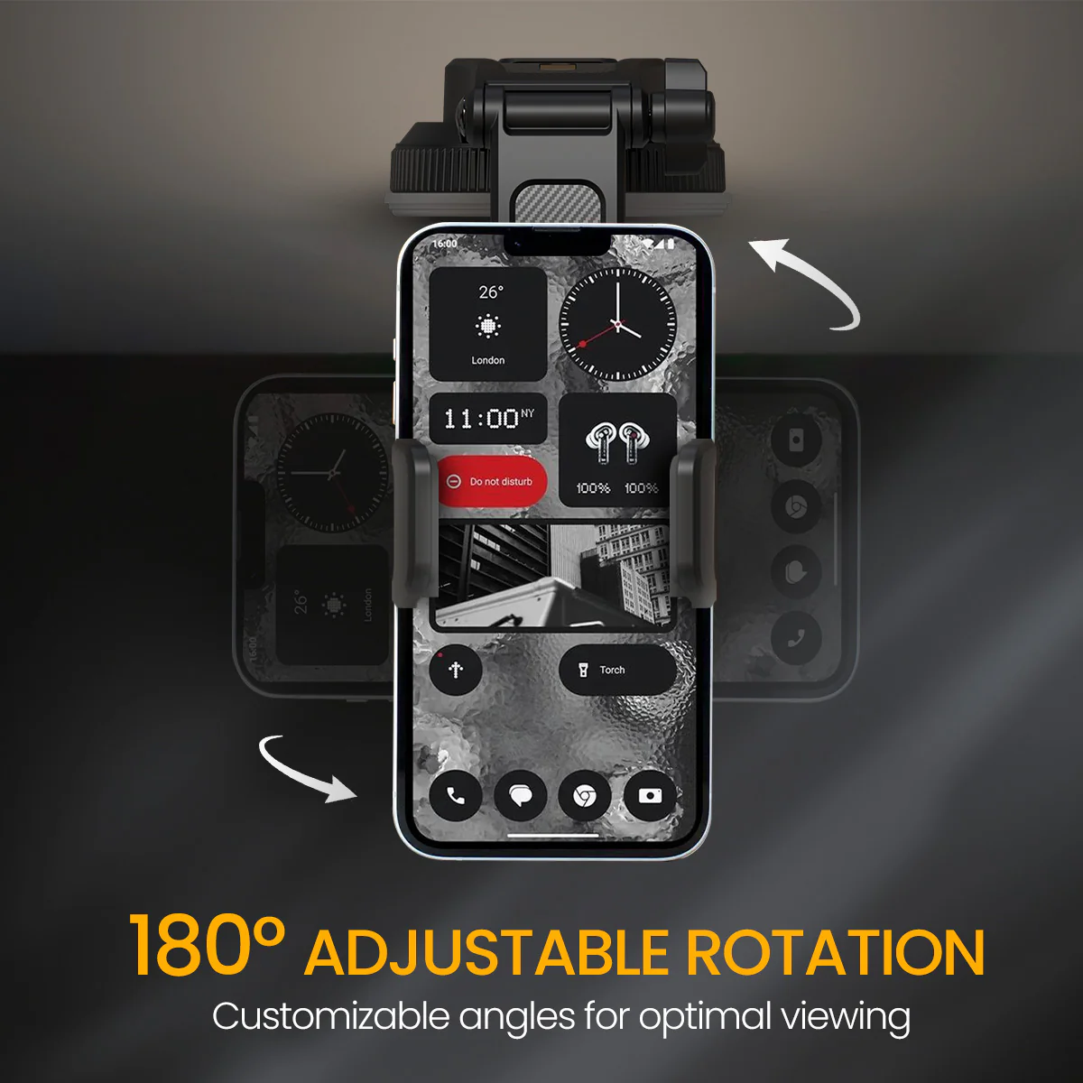 Clamp M5
Rotation Base | Pivot Arm | Suction Cup Mount | 5.4” – 7.6” Phones 3