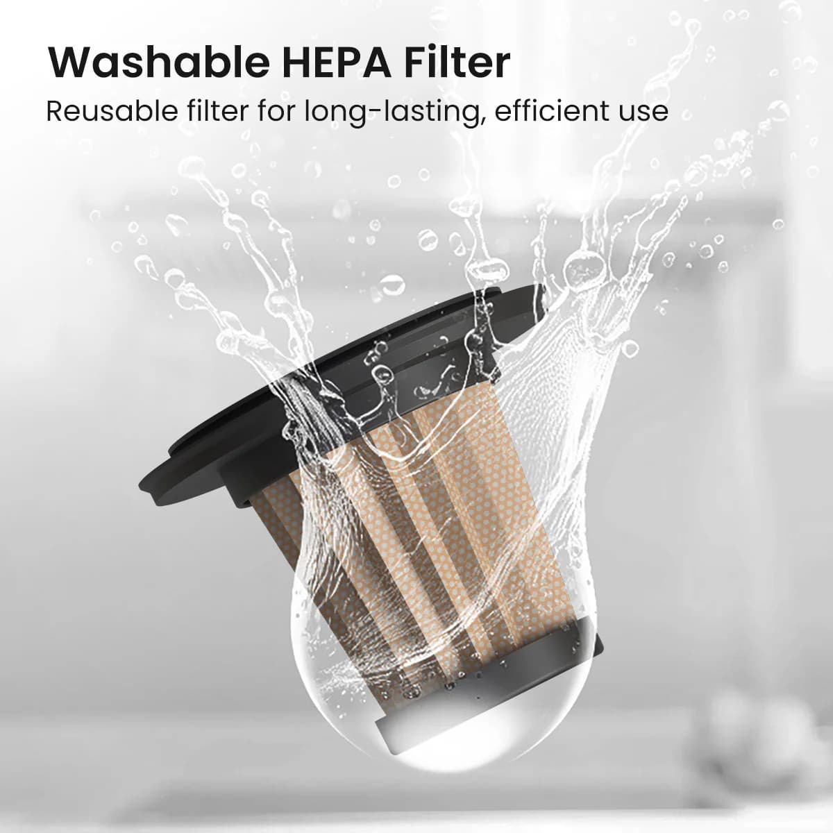 Mopcop 3
Strong Suction | Washable HEPA Filtration | Rechargeable Battery |Multi-Purpose Nozzles 3