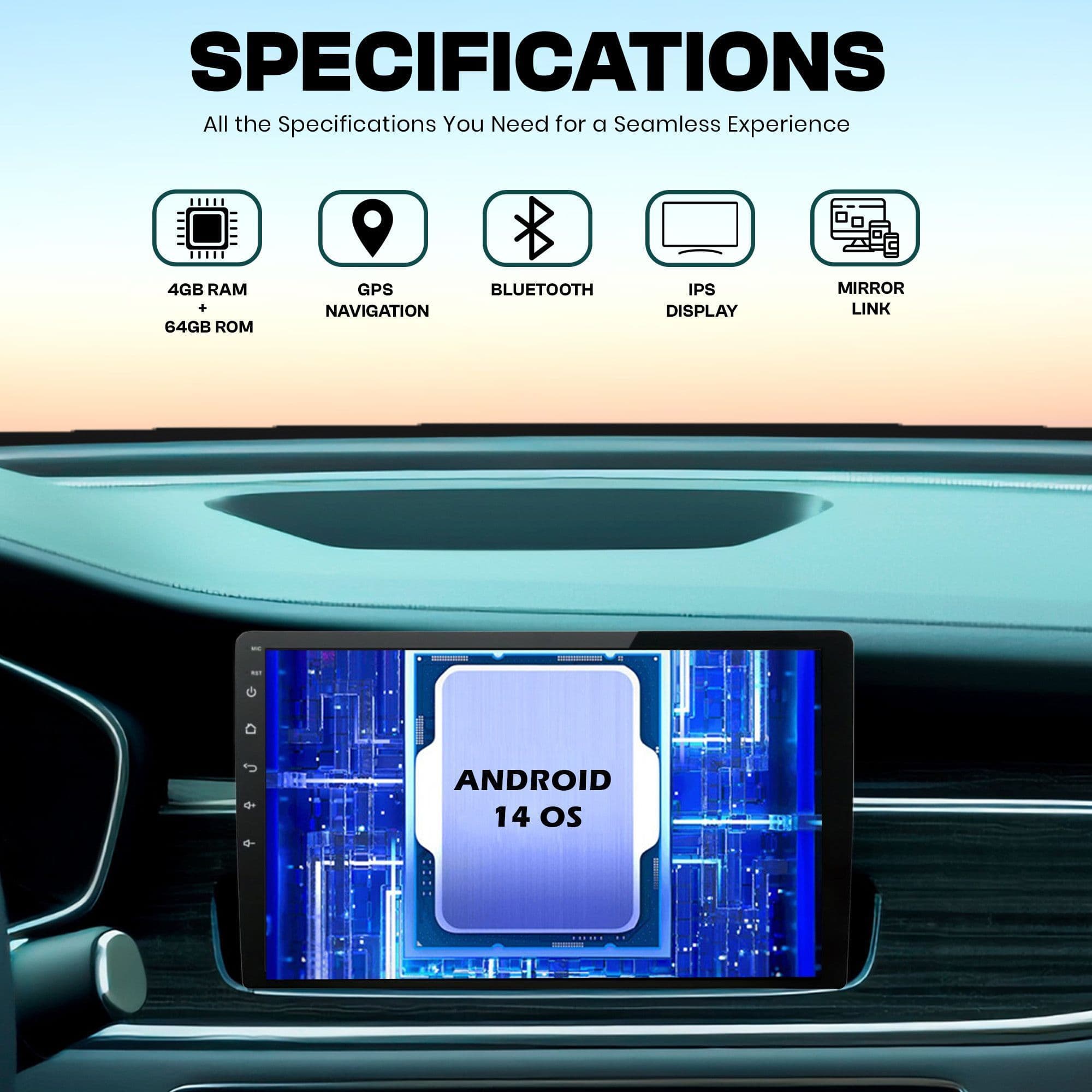BASSOHOLIC Android CarPlay | 4GB 64GB | Multimedia Monitor for XUV300 | Bluetooth Link AL1 Car Stereo 4