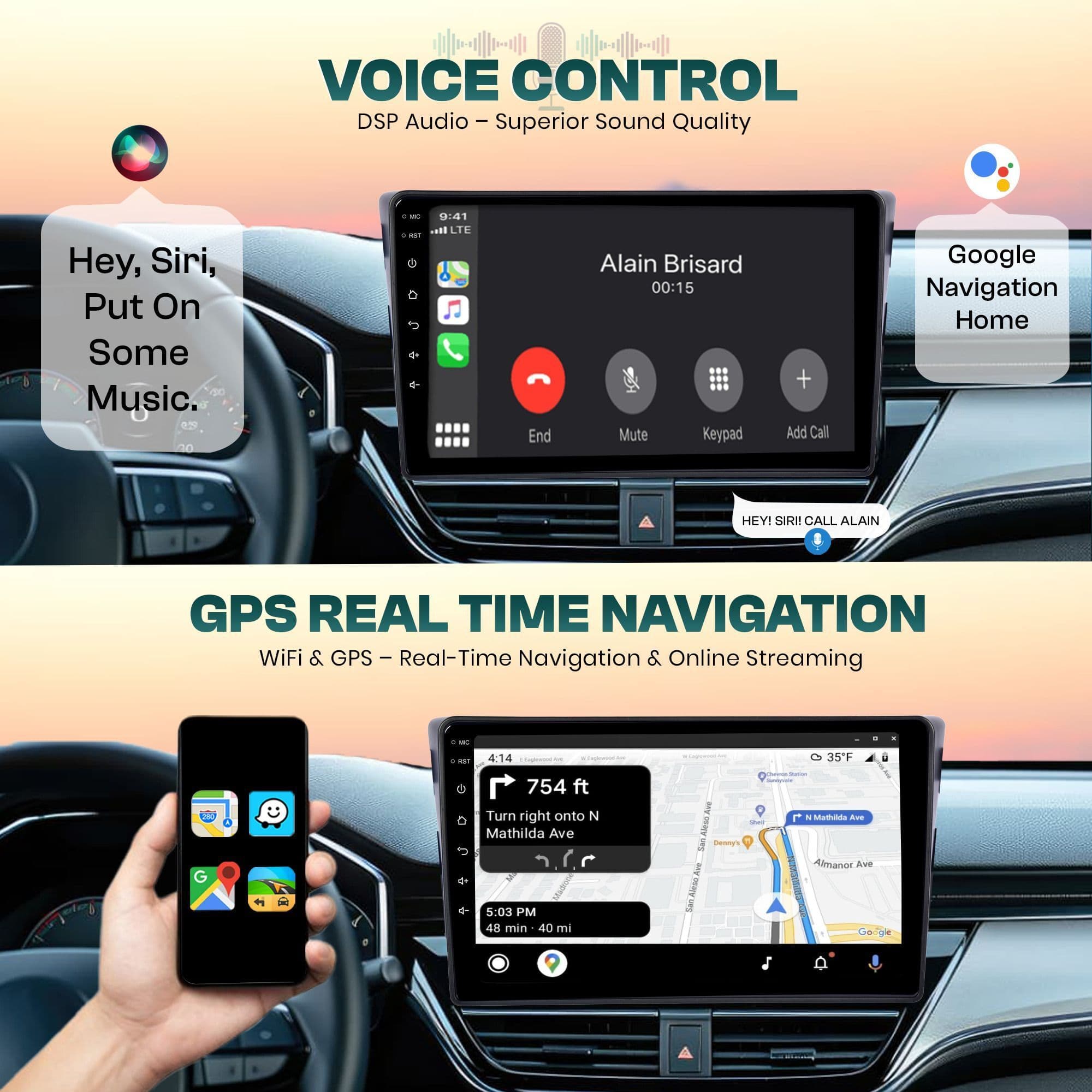BASSOHOLIC Android CarPlay | 4GB 64GB | Multimedia Screen for Fabia | GPS Navigation BR3 Car Stereo 5