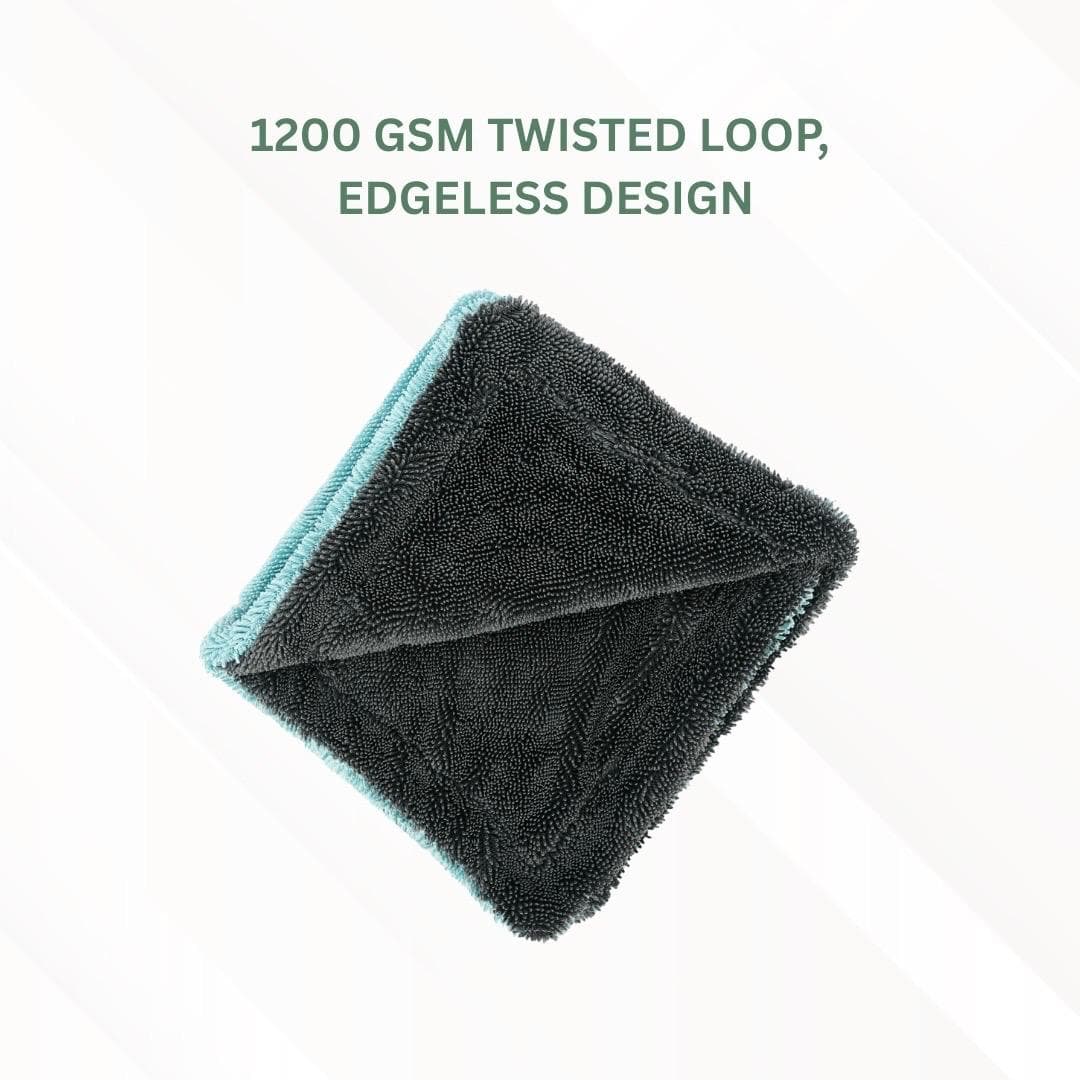 Microfiber Vehicle Washing Cloth  (Pack Of 2, 1200 2