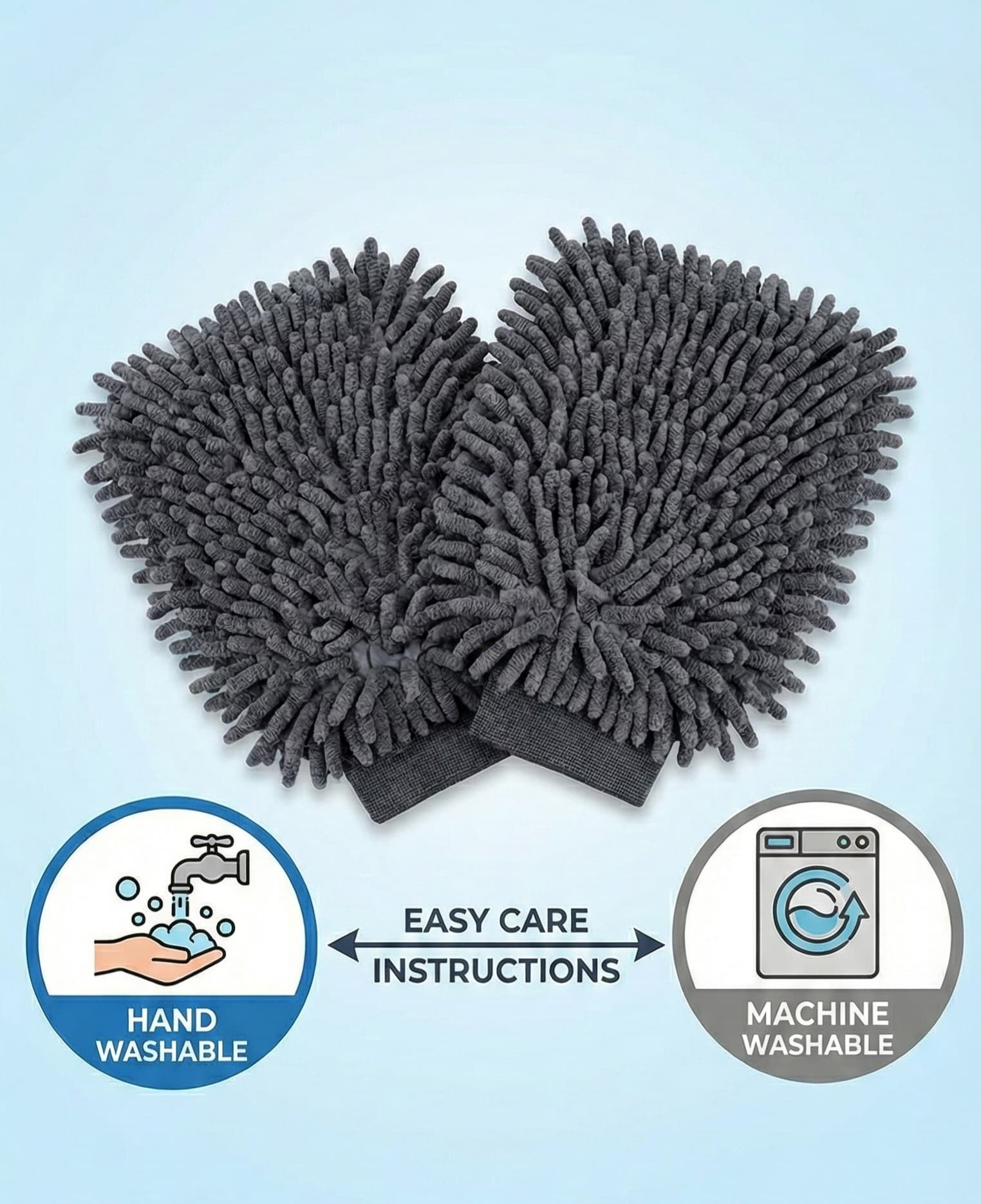 Chenille Microfiber Wash Mitt - Ultra Soft, Extra  2