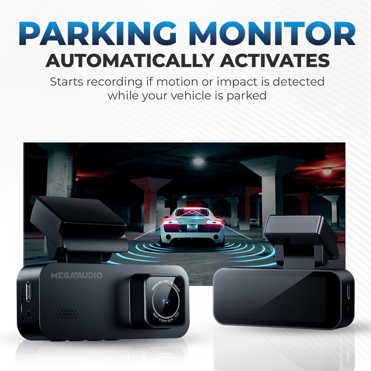 MADVR06 Dual Lens Dash Cam | 2K Front & 1080P Rear | WiFi | GPS | 3.18" IPS 4