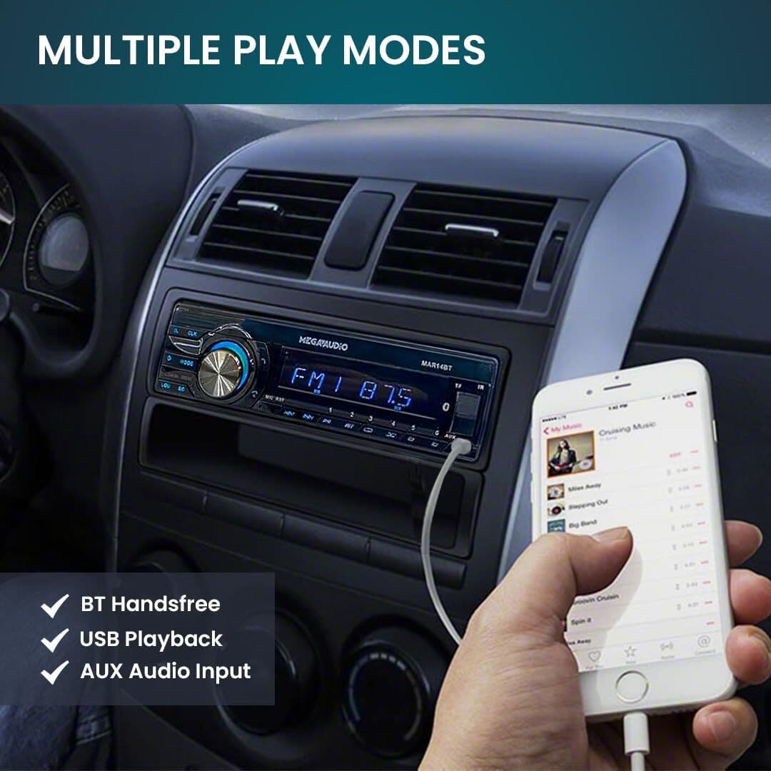 MEGAADUIO Bluetooth Music Play | MAR14BT 3