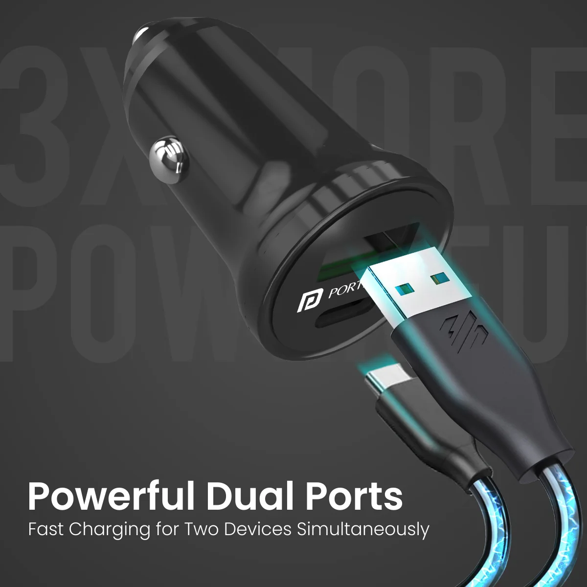 Car Power Mini
Dual Output | Type-C PD | USB Fast Charging | 38 Watts 4