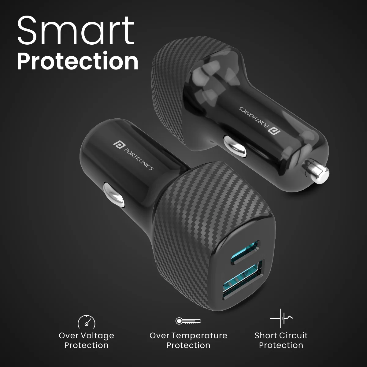 Car Power 6
Dual Output | Type-C PD | USB Port | 51 Watts 2