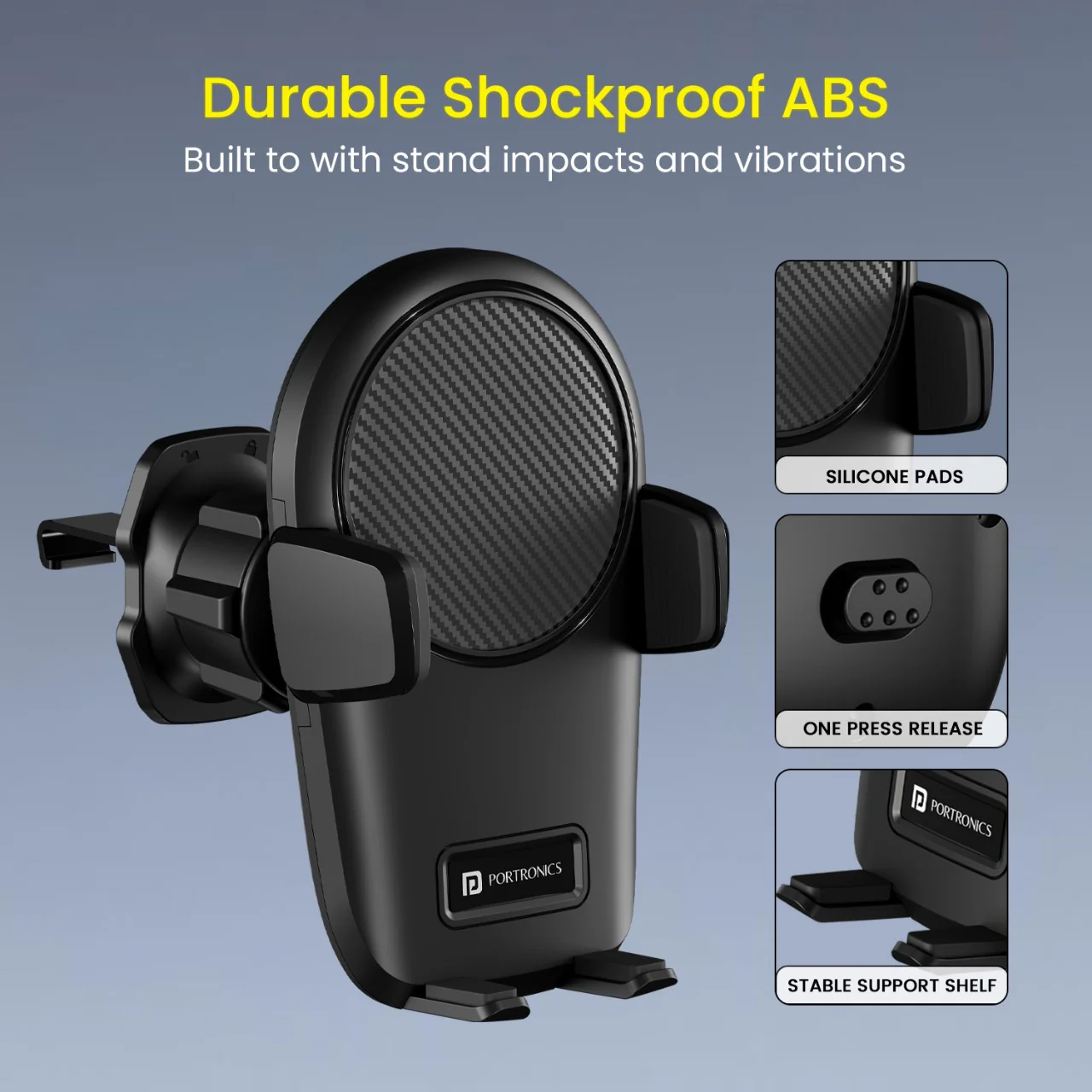 Clamp Z
180° Rotation| One-hand Operation | AC Vent Mount | Shock-resistant Grip 5