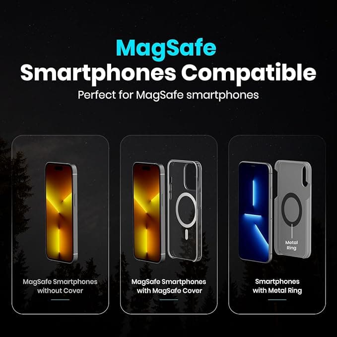 Mogun 4
AC Vent Mount | For MagSafe Phones | Magnetic Grip | Durable Build 3