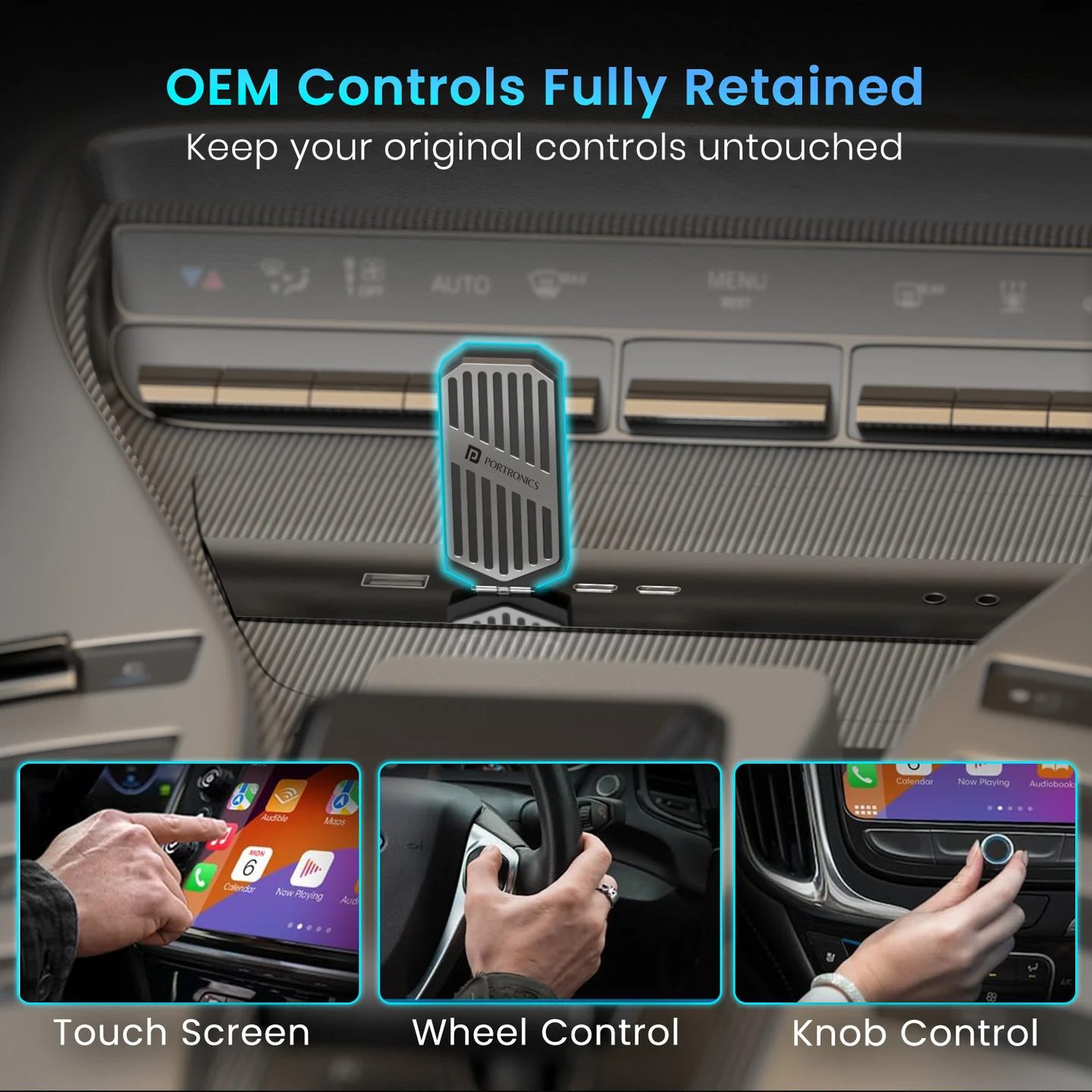 Tune
Wireless Connectivity | Compact Size | Retains Original Controls | For Android Auto & Apple CarPlay 5