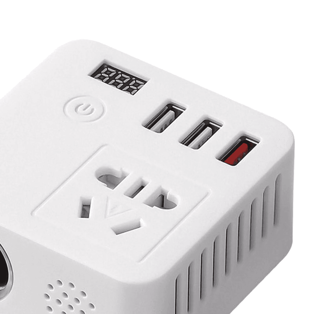 STARQ 12V AC to DC Converter 100-240V Car Cigarette Lighter Socket for Car Vacuum Cleaner Tire Inflator Car Air Purifier and Other Car Devices 72W Power Supply Adapter (6A) (White) 4