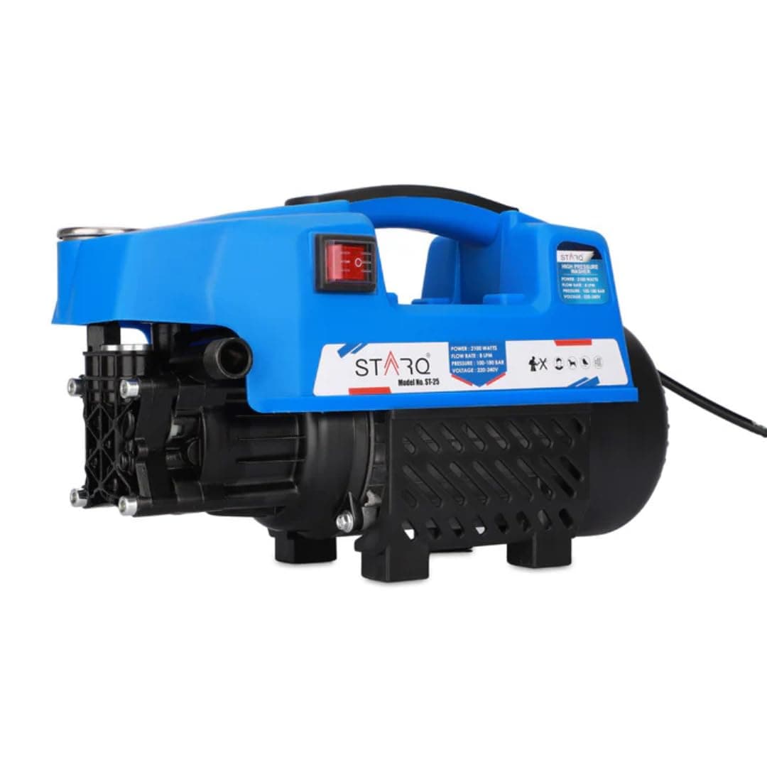 Starq ST25 High Pressure Washer, Car Washer, 2100 Watts Motor, 150 Bars, 8L/Min Flow Rate, 8 Meters Outlet Hose, Portable, Car, Bike & Home Cleaning 5