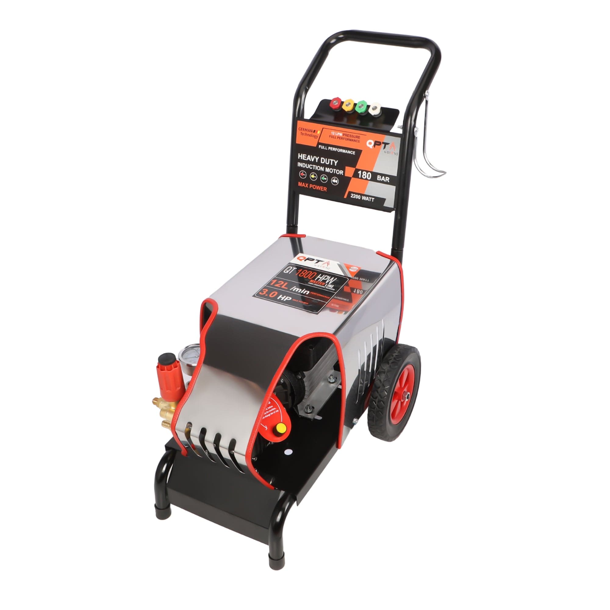QPT By STARQ HIGH PRESSURE WASHER QT1800HPW HEAVY DUTY FOR COMMERCIAL USE 4