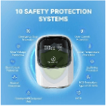 7.5kW EV Charger, Smart App, 32A, 1 Phase, 5M TPU Cable, Adjustable Amp, Indicator Light, WiFi BT, IP65, RCD A + 6ma DC, Emergency Earthing Off Option 5 Years Warranty* (White) 3