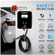 22kW EV Charger, 32A, 3 Phase, 5m TPU Cable, Large Touch Screen, Adjustable Amps, Wi-FI, BT, RFID, Emergency Switch, OTA Update, IP65, Built-in RCD, 5 Years Warranty 3