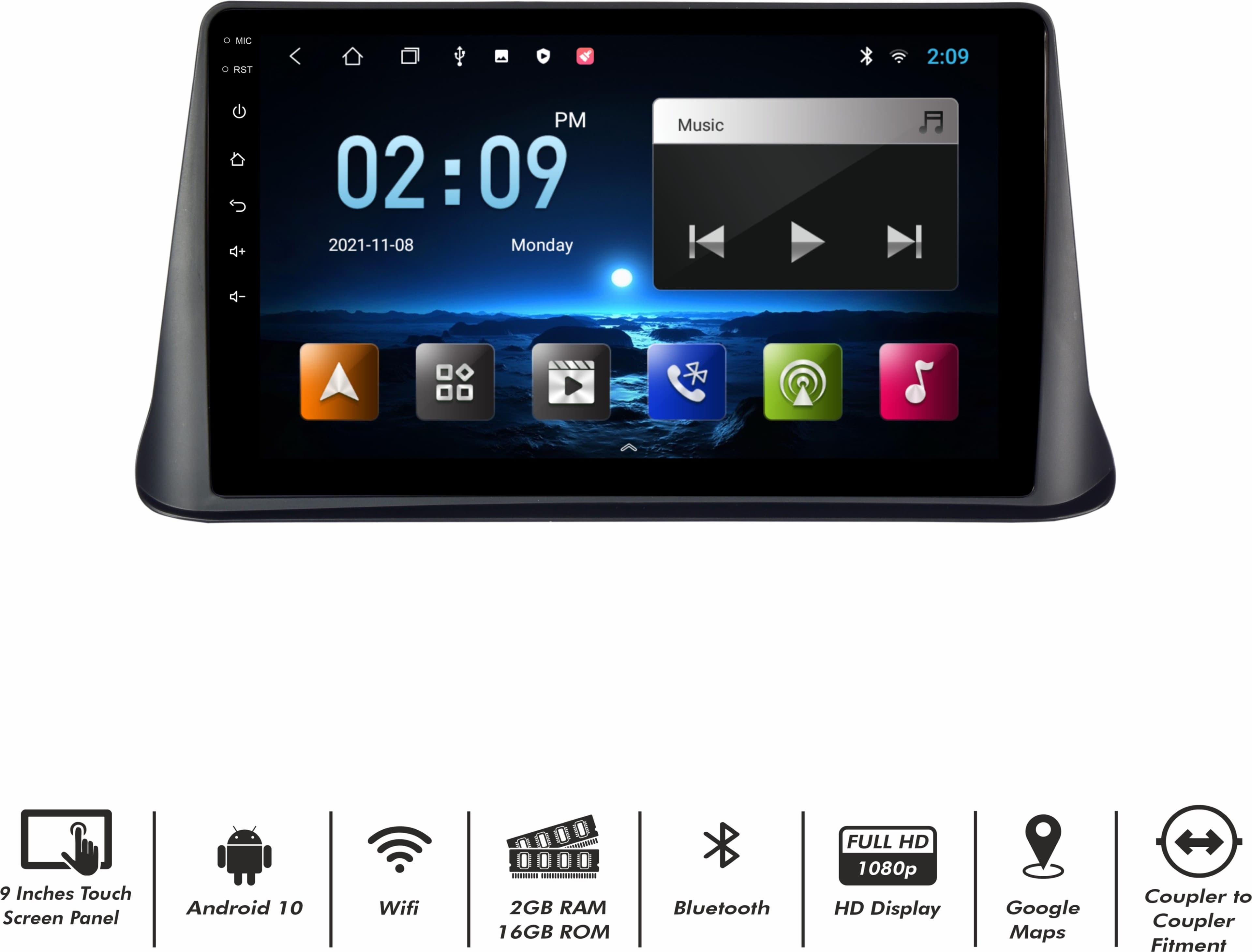 Trony 9 Inches Android 10 Syst 2