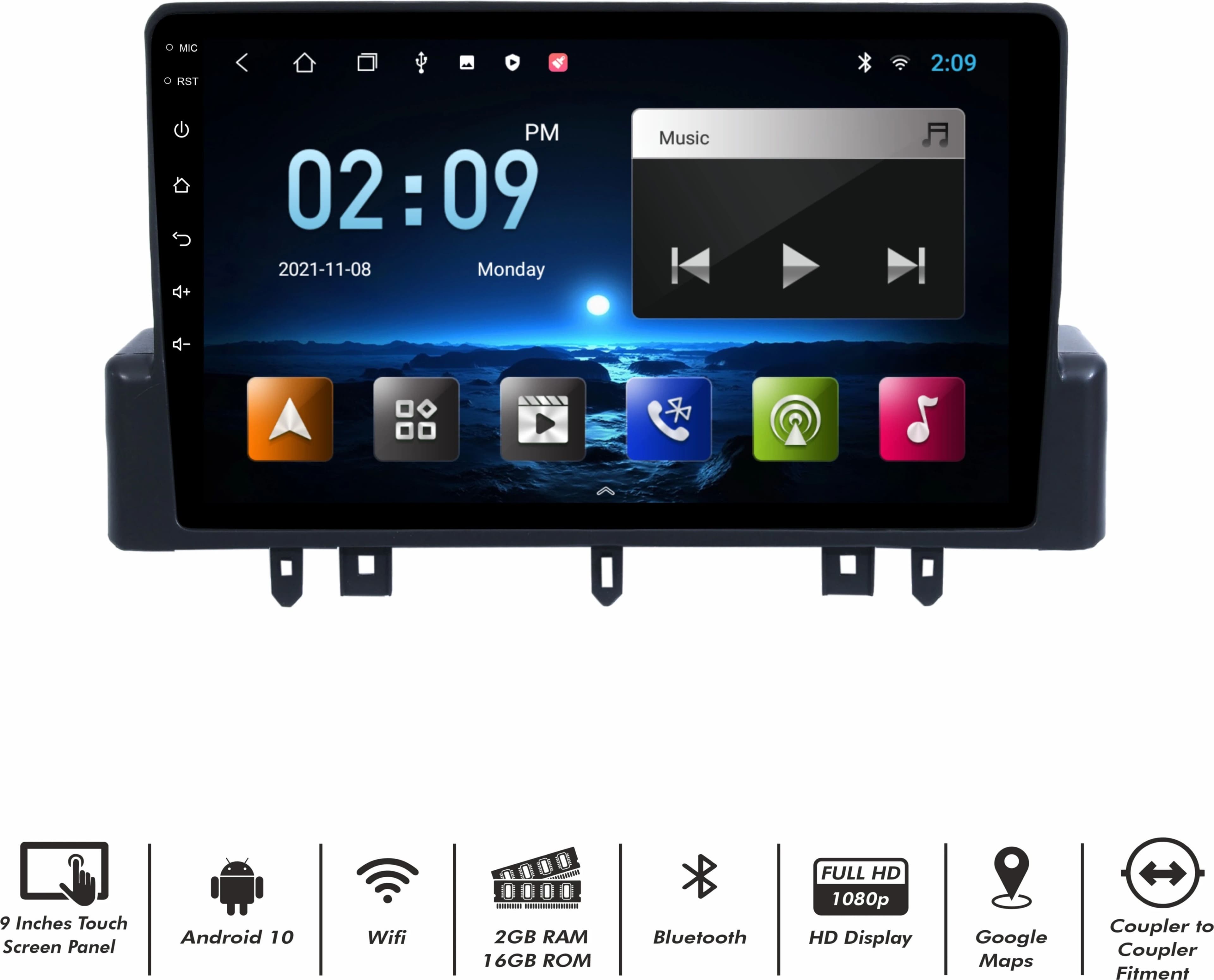 Trony 9 Inches Android 10 Syst 2