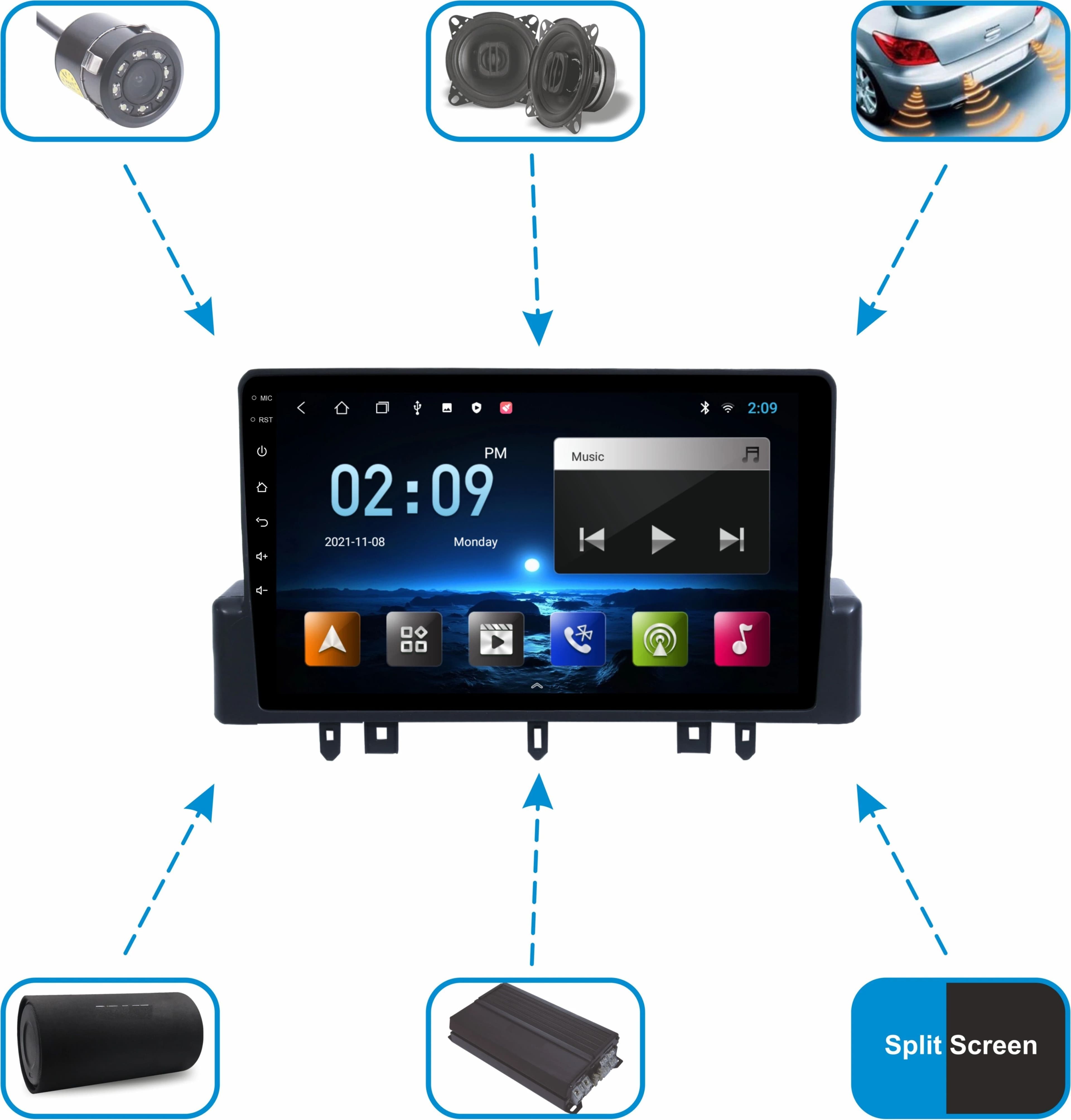 Trony 9 Inches Android 10 Syst 3