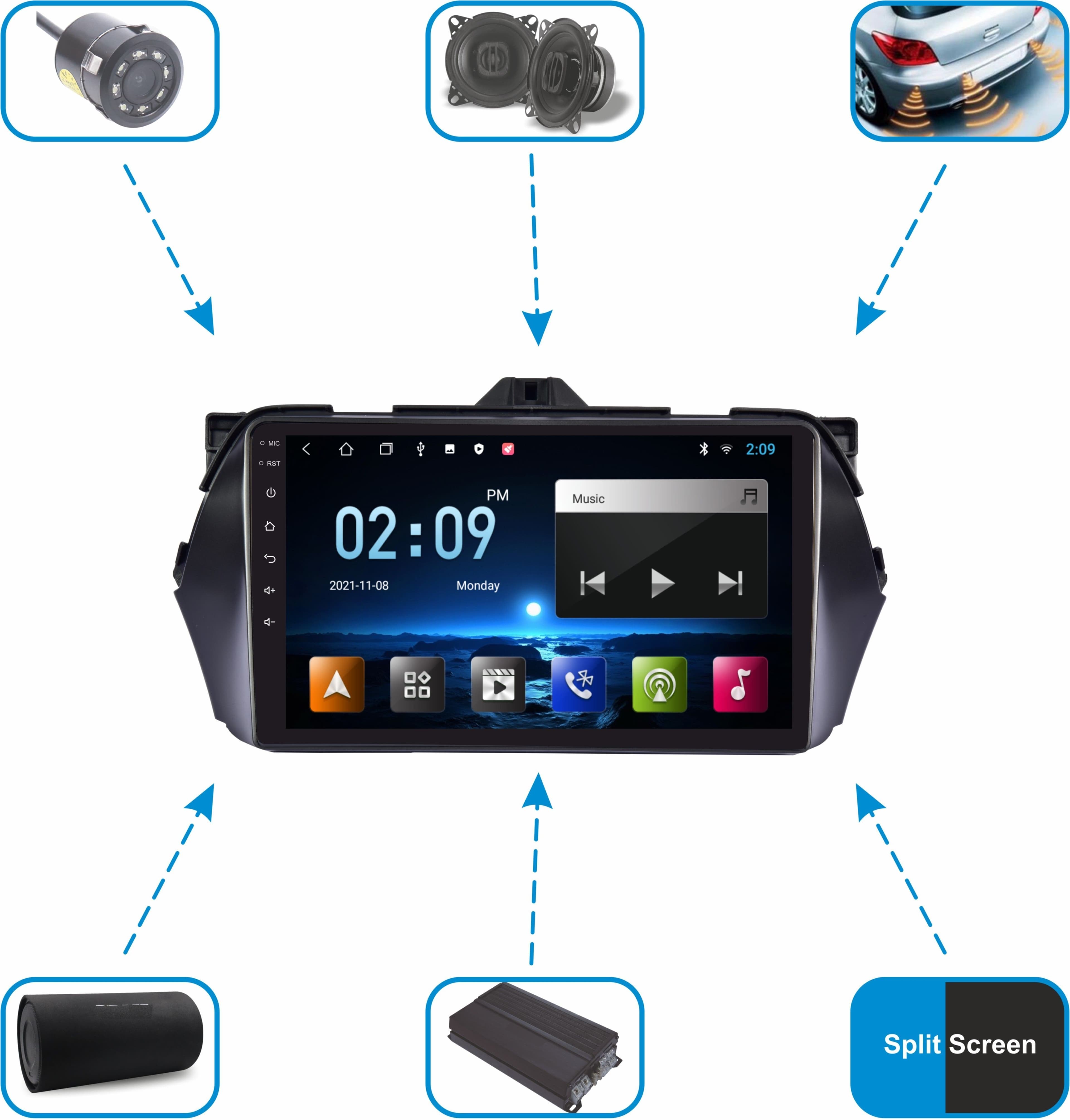 Trony 9 Inches Android 10 Syst 3