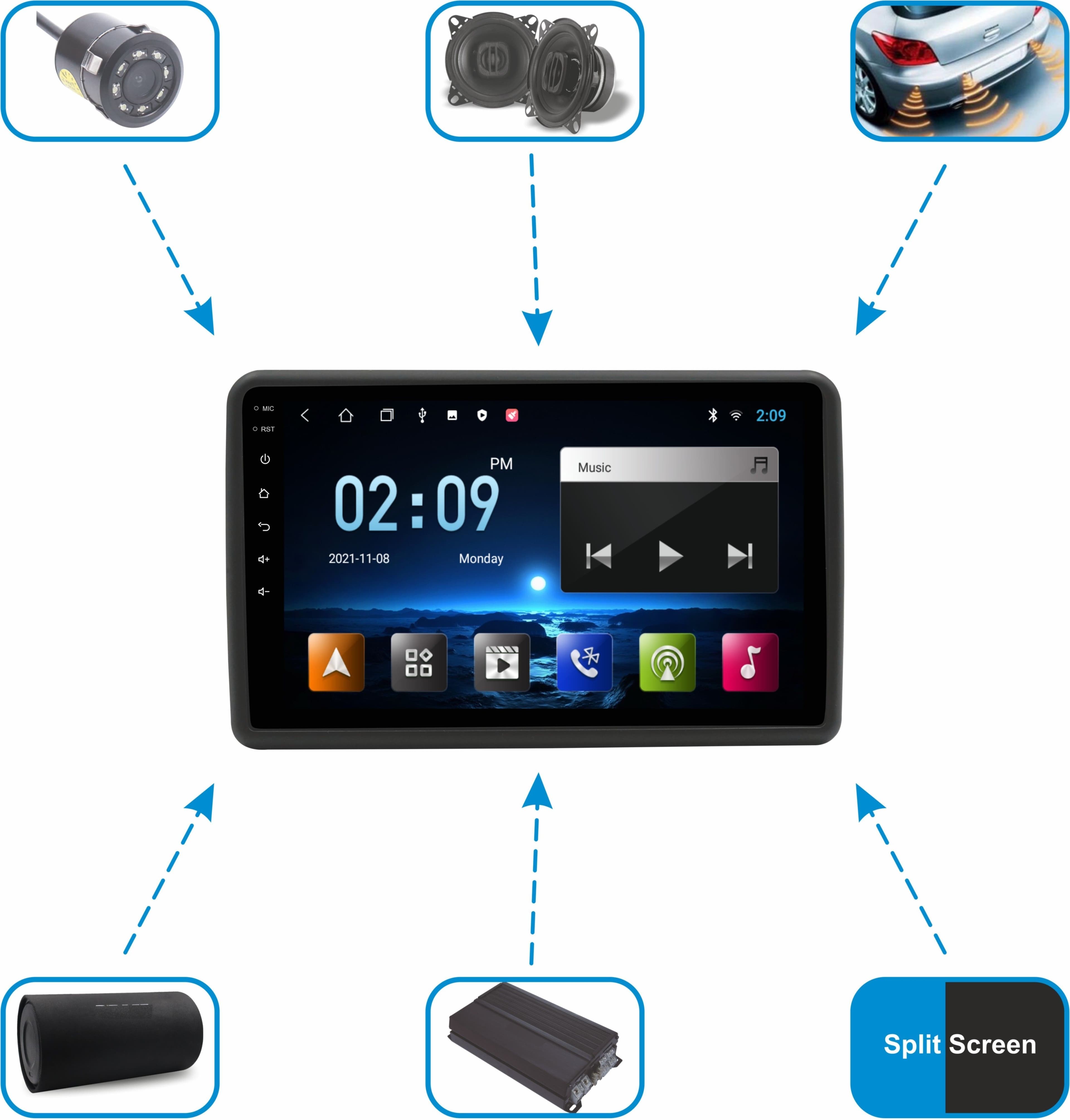 Trony 9 Inches Android 10 Syst 4