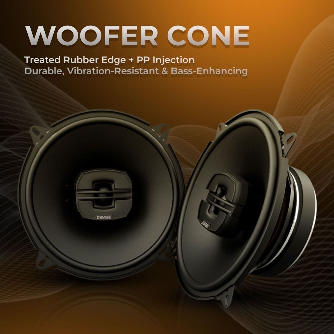 DBASE 4"(10.1 cm) Two Way Coaxial Car Speakers | Max Power Sound Audio Speaker 3