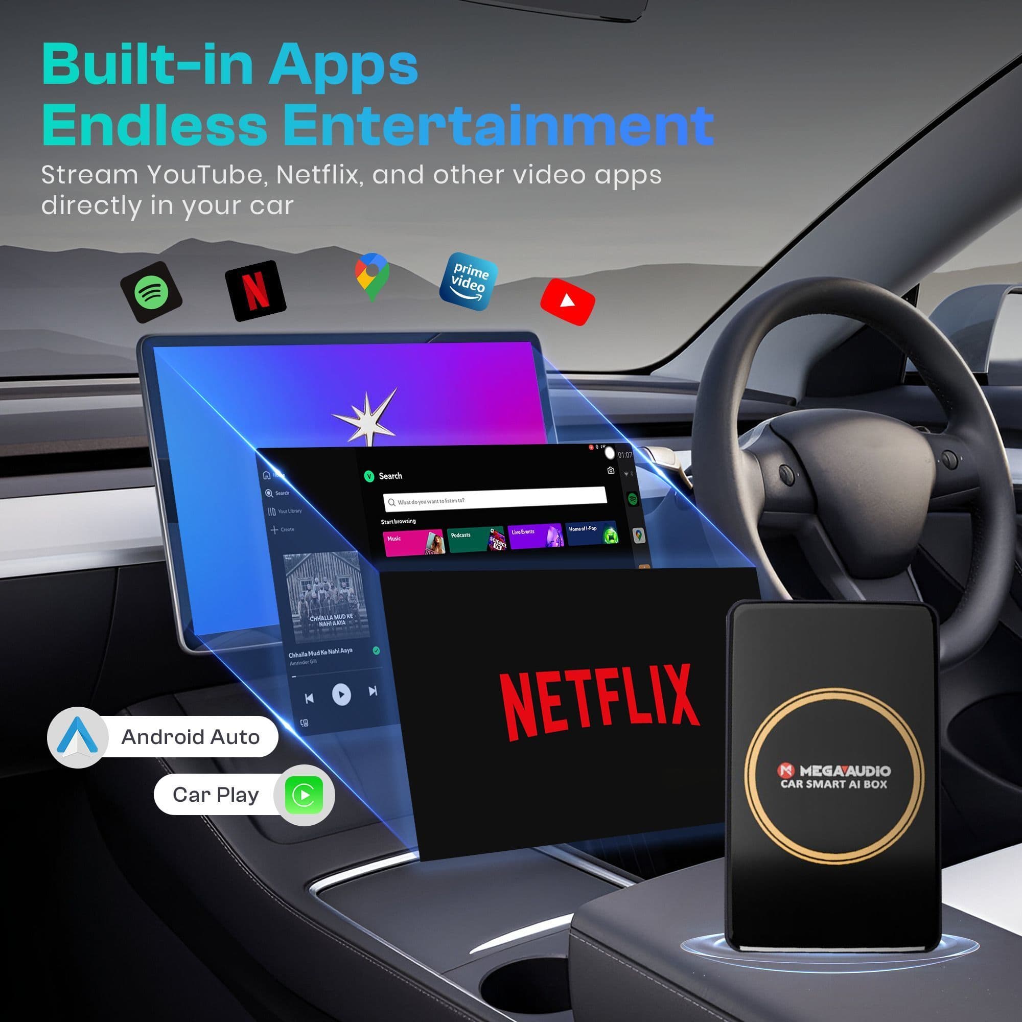 MEGAAUDIO Androx MP08 Car AI B 3