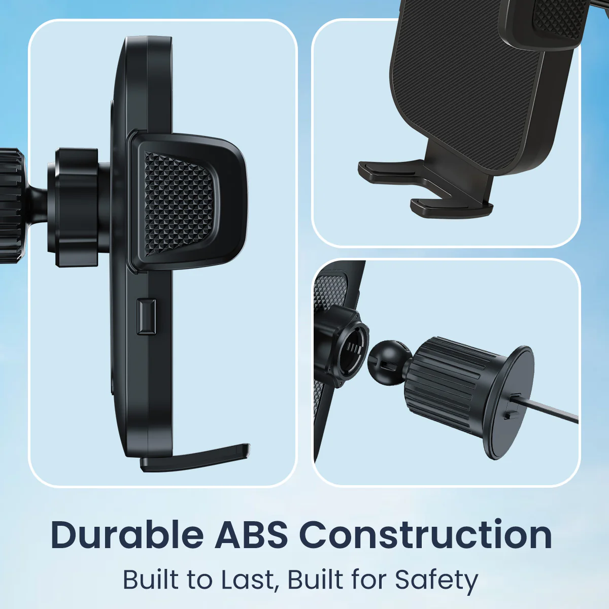 Clamp Y
360° Rotation | For Most Cars | AC Vent Mount | One-Click Operation 4