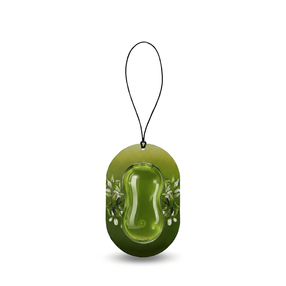 Gel Wink Hanging Car Perfume: Pack of 4 | Green Fresh | Long-Lasting Premium Car Fragrance 3